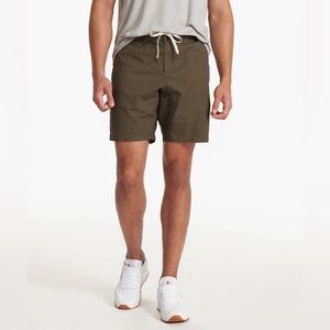 Vuori NWT Ripstop Men’s Shorts Organic Cotton Sz Large in Sesame Hiking Comfort